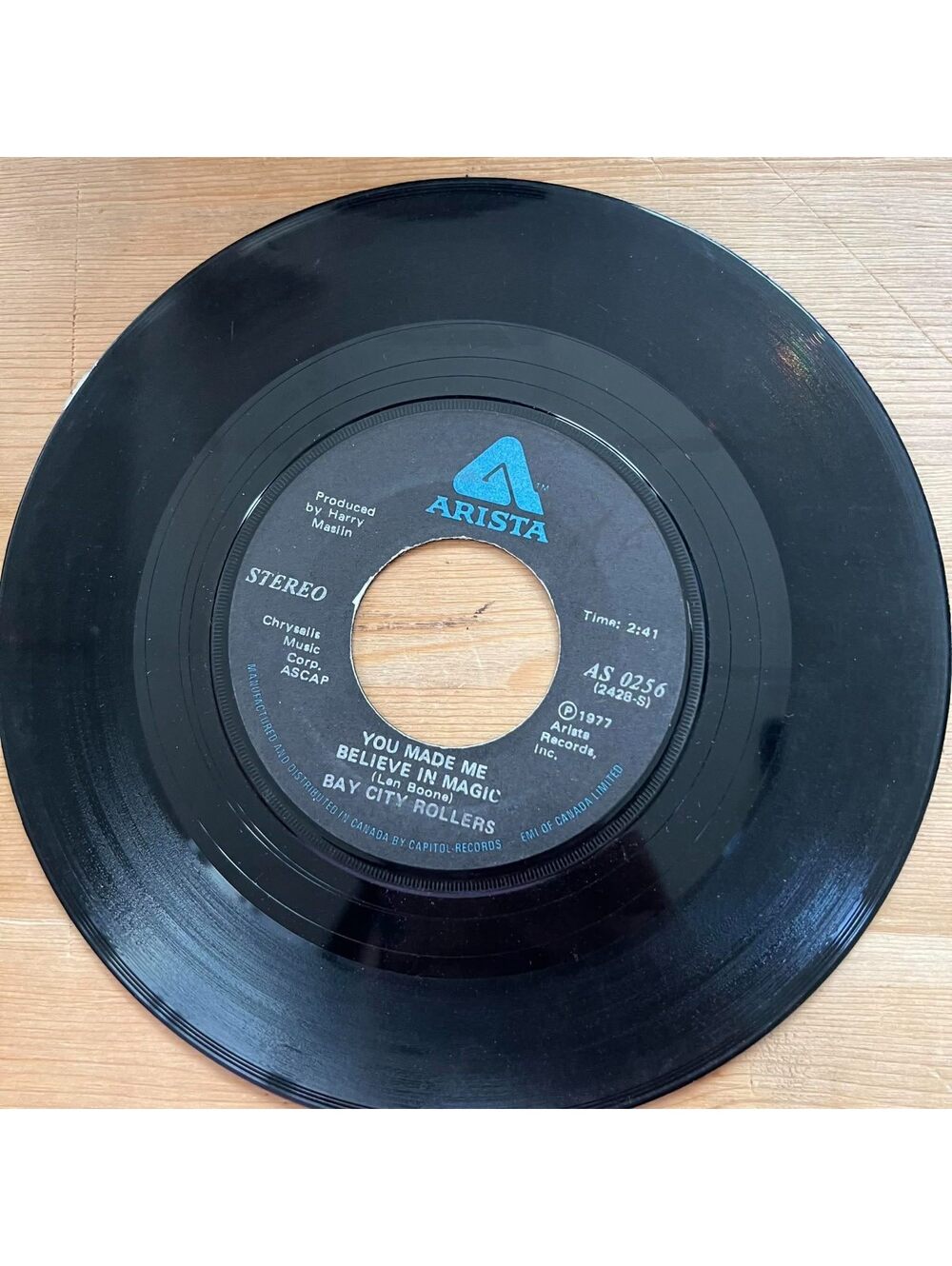 Bay City Rollers - You made me Believe in Magic/Dance Dance Dance 45rpm VG+ R20